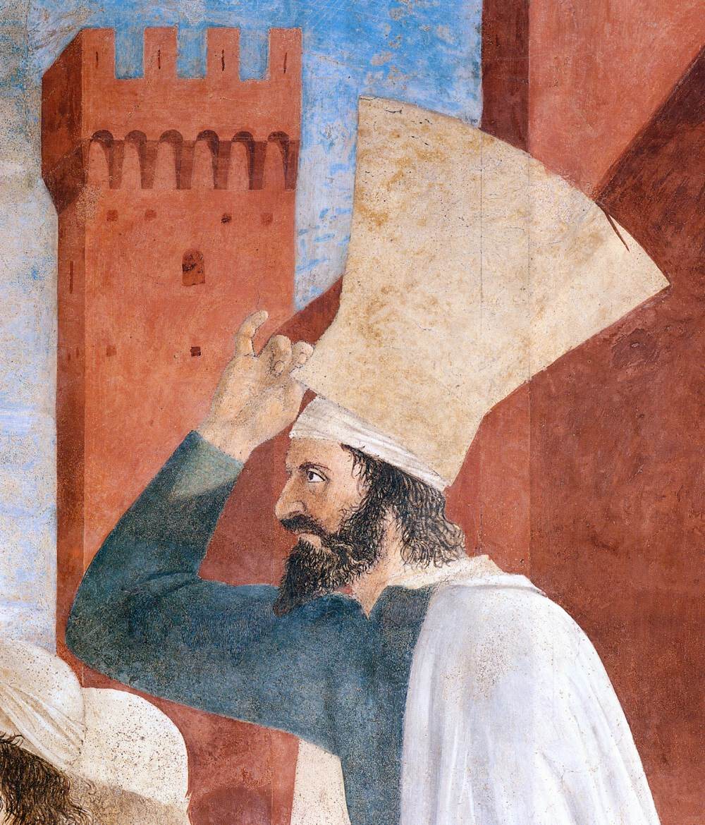 The exaltation of the Cross, a fresco by Piero della Francesca at Arezzo