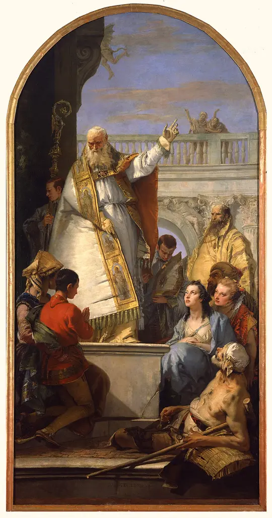 St Patrick, Bishop of Ireland, by Giambattista Tiepolo (1746)