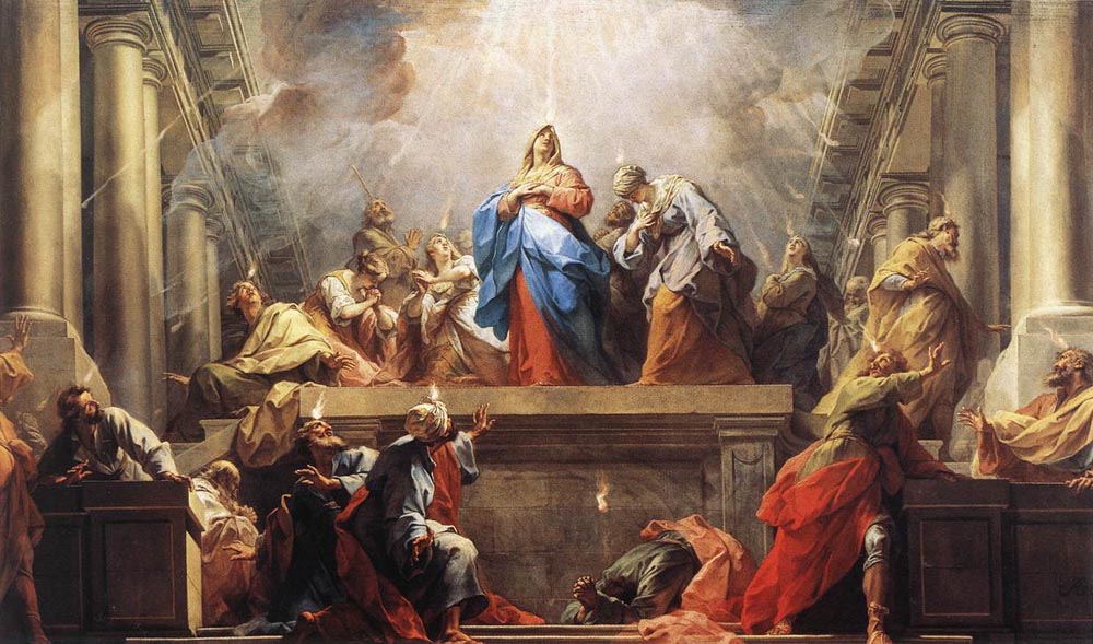 Jean II Restout — Pentecost (1732), Musée du Louvre, Paris