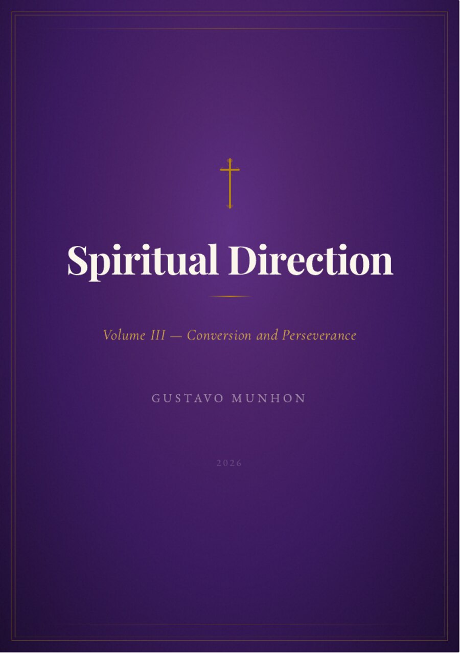 Cover of Spiritual Direction — Volume III, Conversion and Perseverance, by Gustavo Munhon