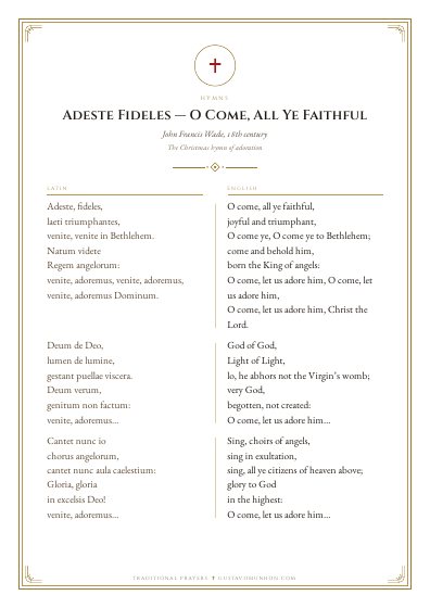 The prayer as a PDF, ready to print