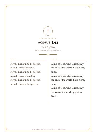 The prayer as a PDF, ready to print