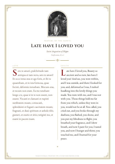 The prayer as a PDF, ready to print