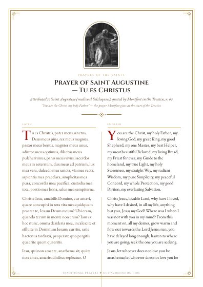 The prayer as a PDF, ready to print