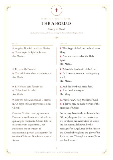 The prayer as a PDF, ready to print