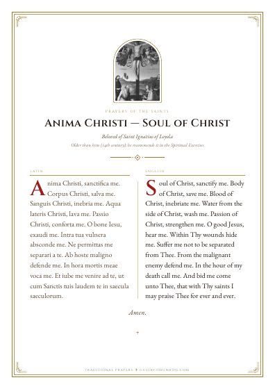 The prayer as a PDF, ready to print