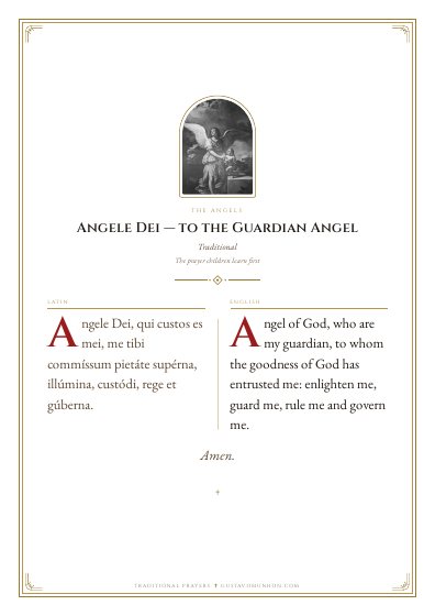 The prayer as a PDF, ready to print