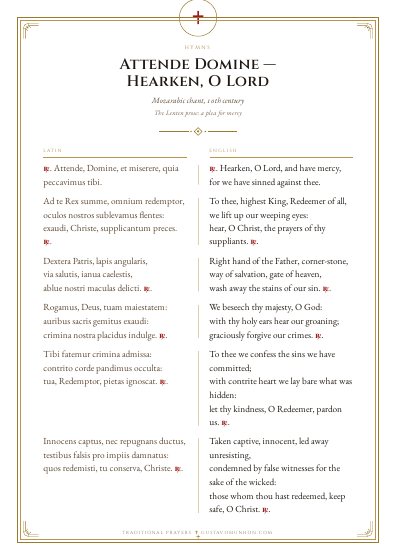 The prayer as a PDF, ready to print
