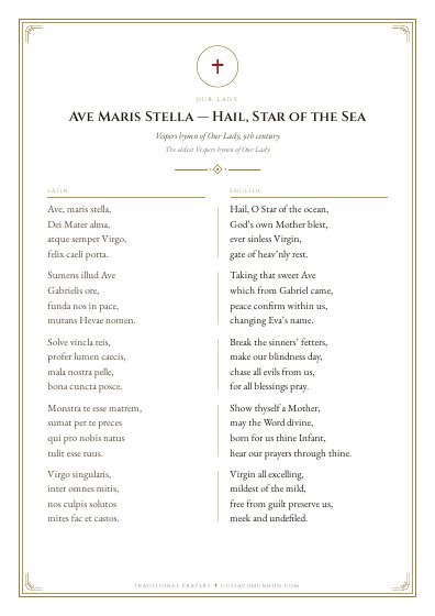The prayer as a PDF, ready to print