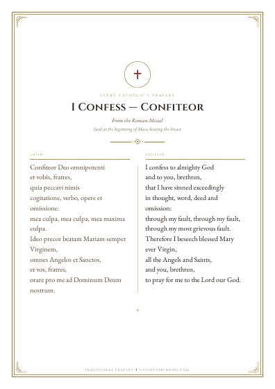 The prayer as a PDF, ready to print