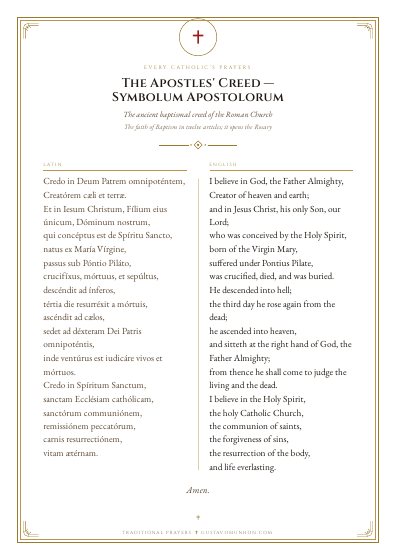 The prayer as a PDF, ready to print