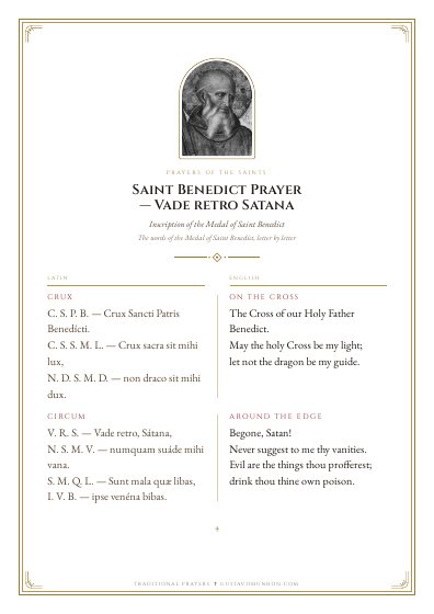 The prayer as a PDF, ready to print