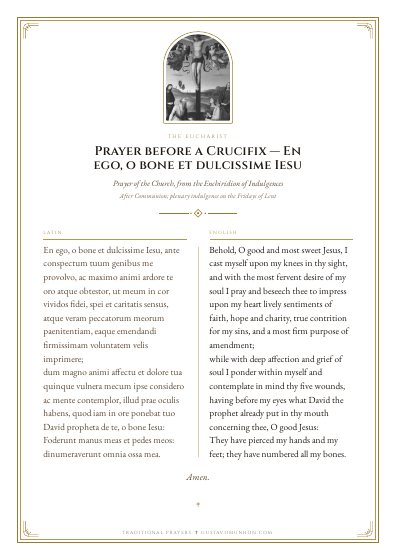 The prayer as a PDF, ready to print