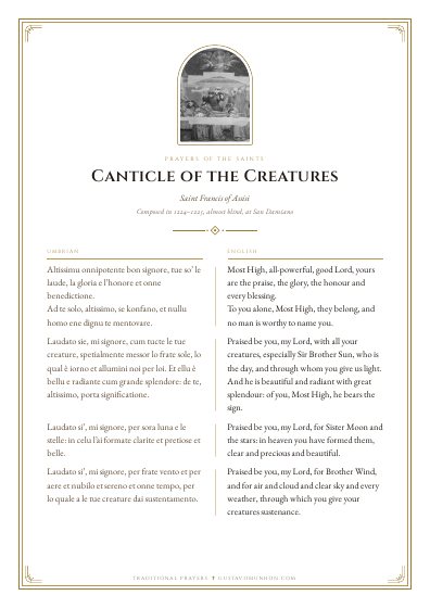 The prayer as a PDF, ready to print