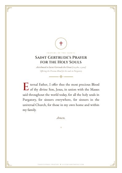 The prayer as a PDF, ready to print