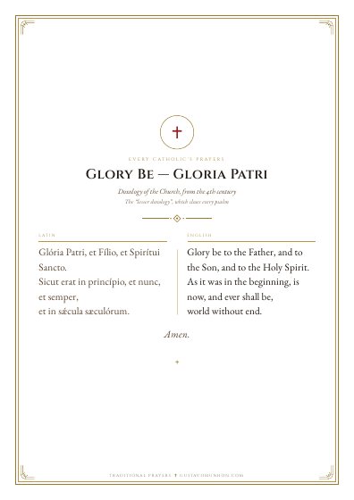 The prayer as a PDF, ready to print