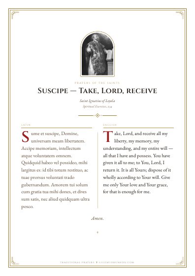 The prayer as a PDF, ready to print