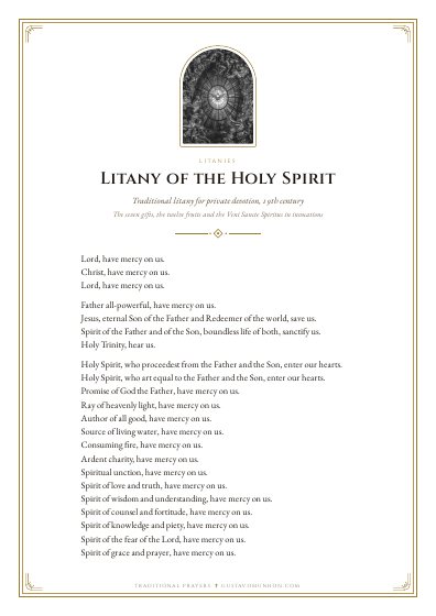 The prayer as a PDF, ready to print
