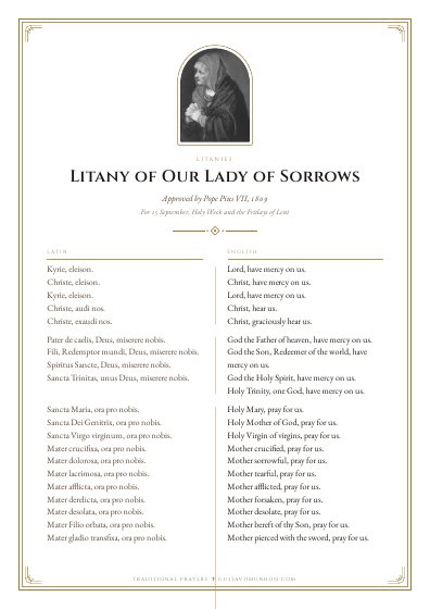 The prayer as a PDF, ready to print