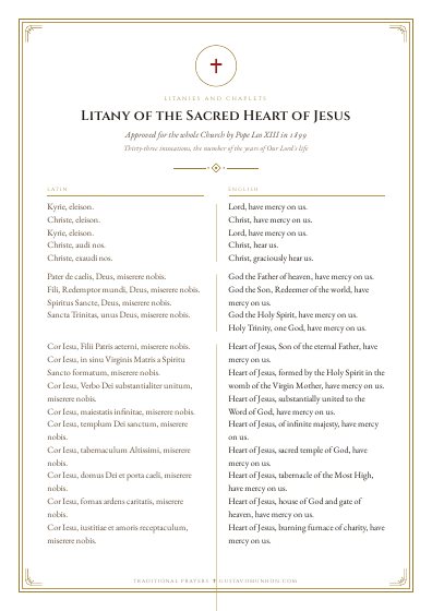 The prayer as a PDF, ready to print