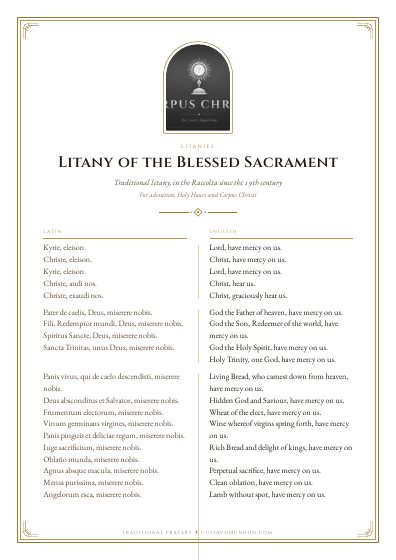The prayer as a PDF, ready to print