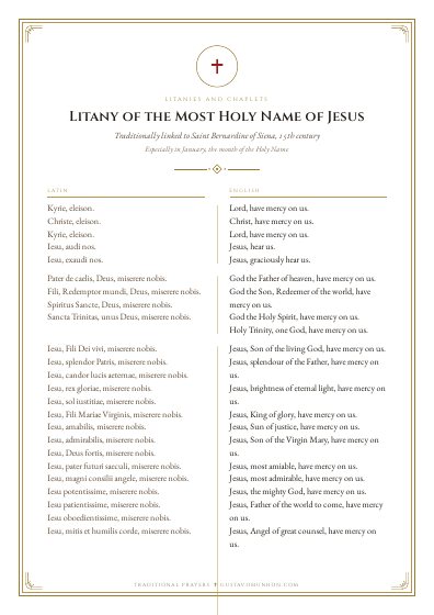 The prayer as a PDF, ready to print