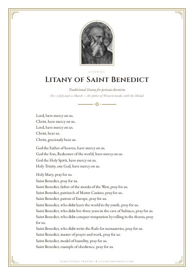 The prayer as a PDF, ready to print