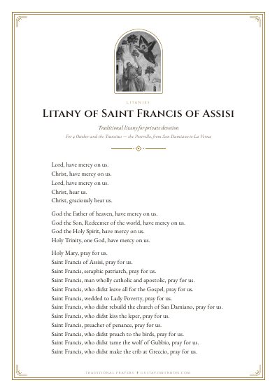 The prayer as a PDF, ready to print