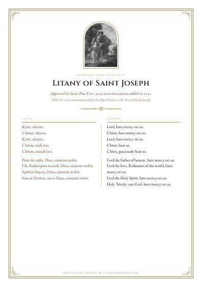 The prayer as a PDF, ready to print