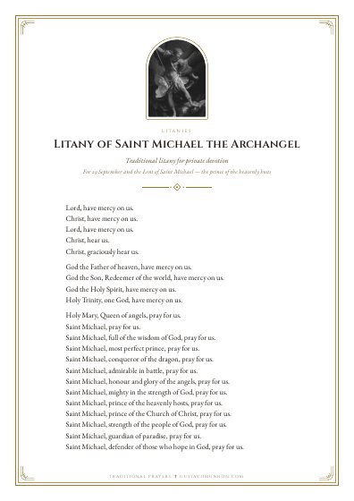 The prayer as a PDF, ready to print