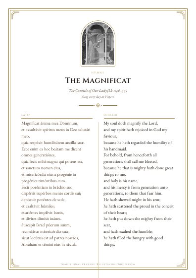 The prayer as a PDF, ready to print