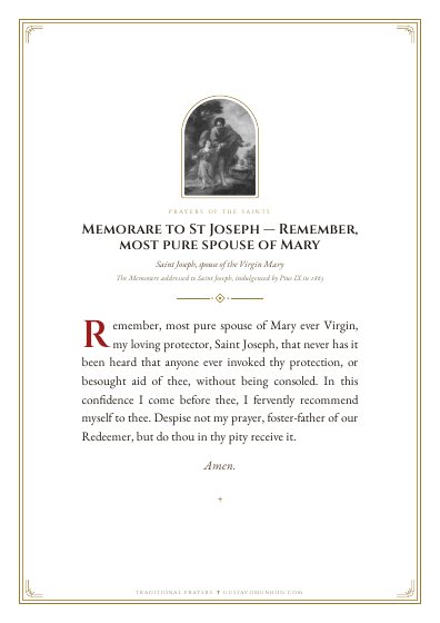 The prayer as a PDF, ready to print