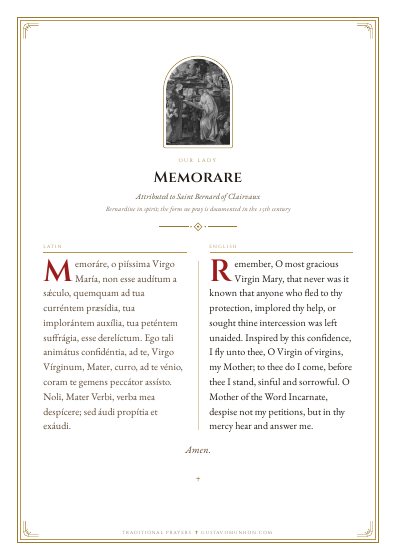 The prayer as a PDF, ready to print