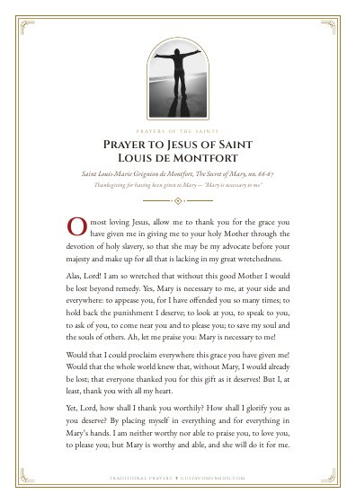The prayer as a PDF, ready to print