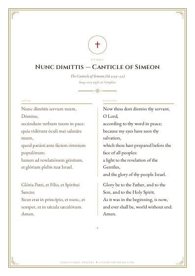 The prayer as a PDF, ready to print