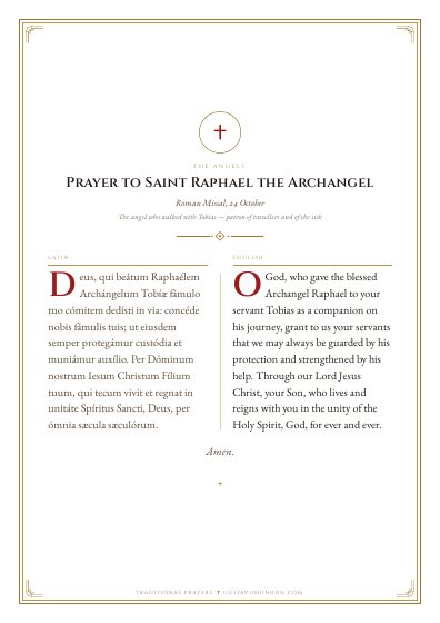 The prayer as a PDF, ready to print