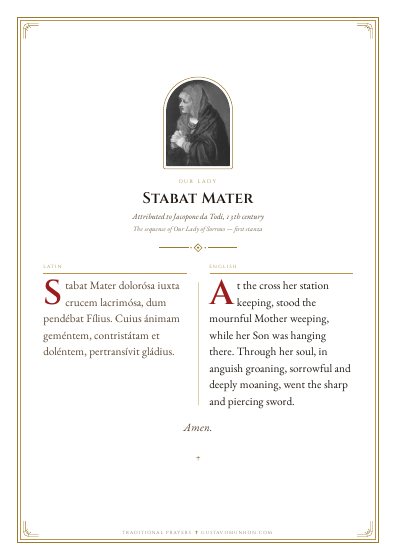 The prayer as a PDF, ready to print