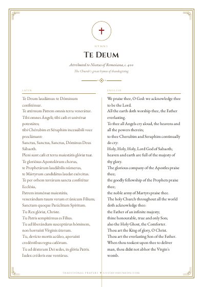 The prayer as a PDF, ready to print