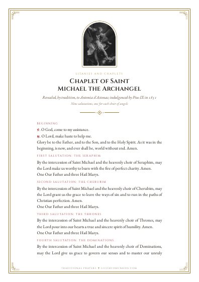 The prayer as a PDF, ready to print