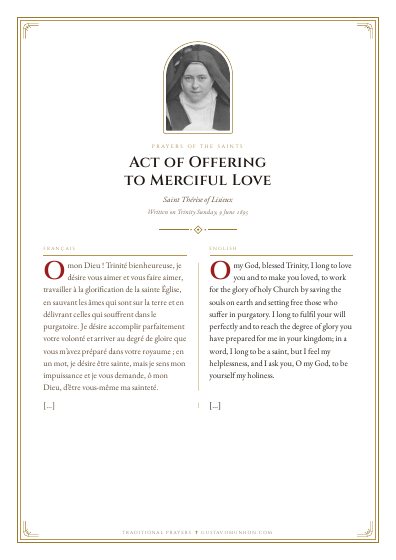 The prayer as a PDF, ready to print