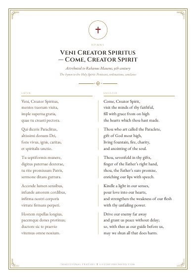 The prayer as a PDF, ready to print