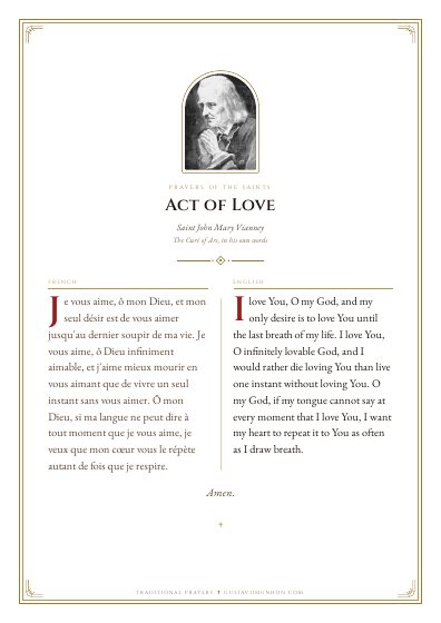 The prayer as a PDF, ready to print
