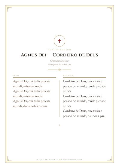 A oração em PDF, para imprimir