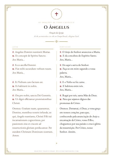A oração em PDF, para imprimir