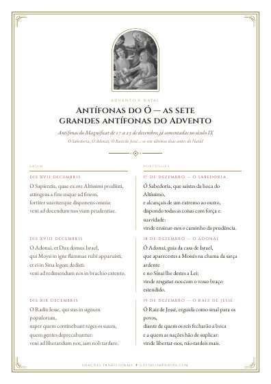 A oração em PDF, para imprimir