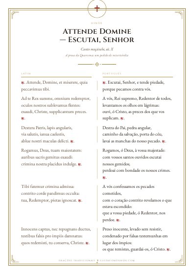 A oração em PDF, para imprimir