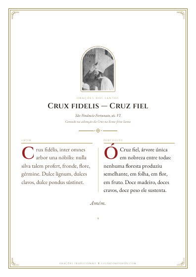 A oração em PDF, para imprimir