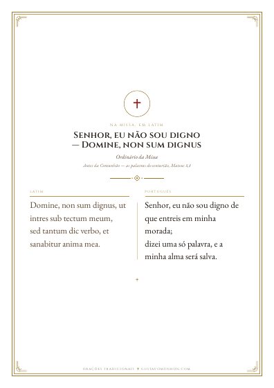 A oração em PDF, para imprimir