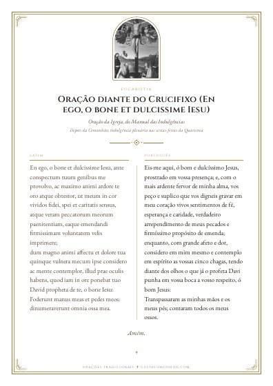 A oração em PDF, para imprimir