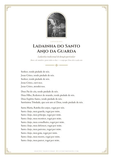 A oração em PDF, para imprimir